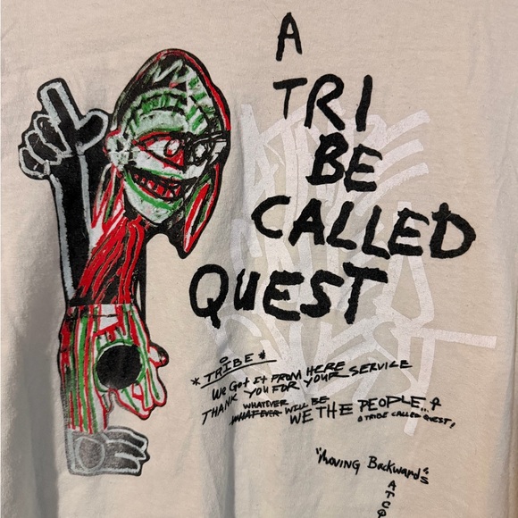 A Tribe Called Quest Long Sleeve Tee - Cream - Picture 2 of 5